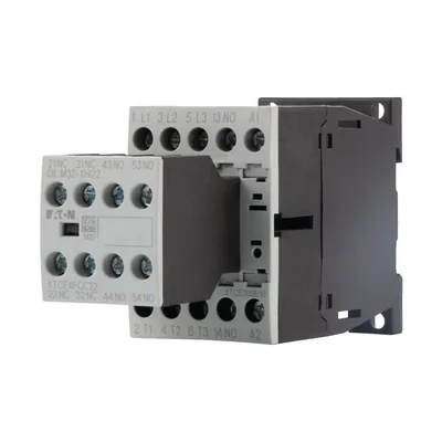 Contactor de potencia, 9A, 3Z 1R DILM9-32(24 VCC)