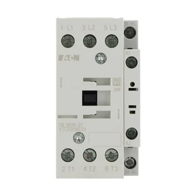 Contactor de potencia, DILM38-01(110V50HZ,120V60HZ), 38A, 3b+1ZR