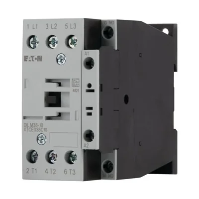 Contactor de potencia DILM38-10 (230V 50HZ, 240V 60HZ), I=38A (AC-3) 1NO 0NC