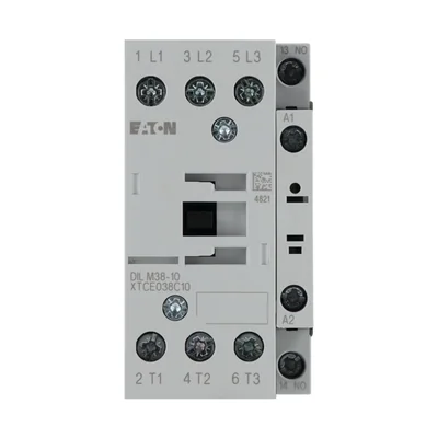Contactor de potencia DILM38-10 (230V 50HZ, 240V 60HZ), I=38A (AC-3) 1NO 0NC