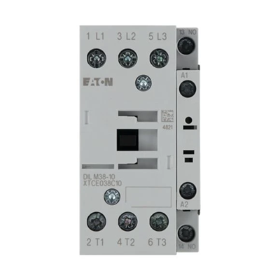 Contactor de potencia, DILM38-10(190V50HZ,220V60HZ), 38A, 3b+1ZZ