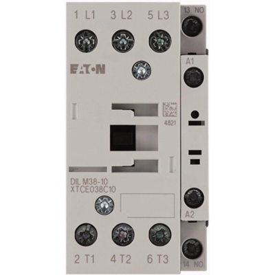 Contactor de potencia, DILM38-10(230V50/60HZ), 38A, 3b+1ZZ