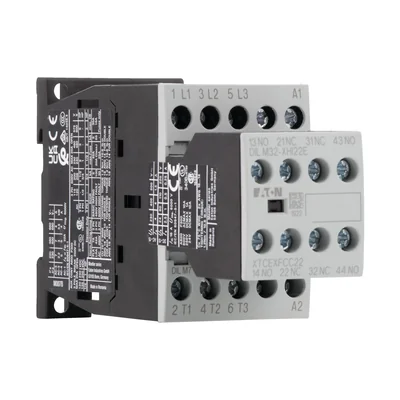 Contactor de potencia, DILM7-22(24 VCC), 7A, 2Z 2R