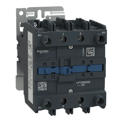 Contactor de potencia TeSys D AC1 125A 4P 2NO 2NC bobina 24VDC