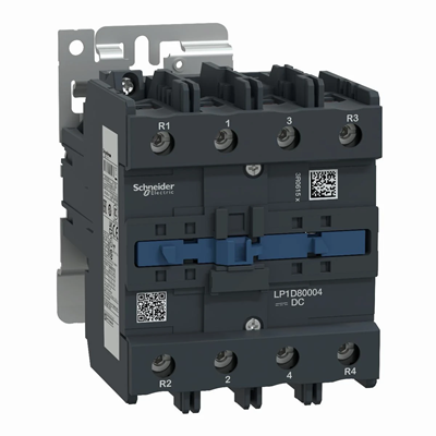 Contactor de potencia TeSys D AC1 125A 4P 4NO bobina 24VDC