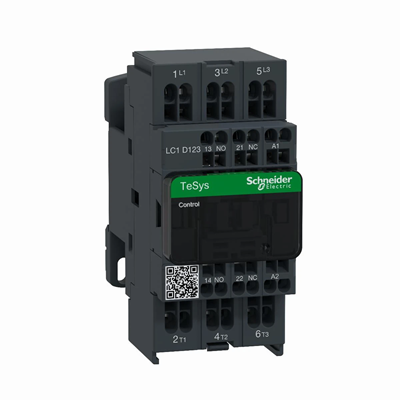 Contactor de potencia TeSys D AC3 12A 3P 1NO 1NC bobina 230VAC