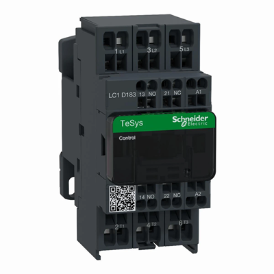 Contactor de potencia TeSys D AC3 18A 3P 1NO 1NC bobina 110VAC