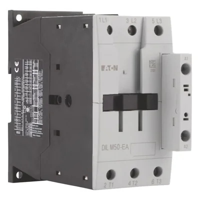 Contactor DILM50-EA(RDC24), 22 kW/400 V, control de 24 V CC