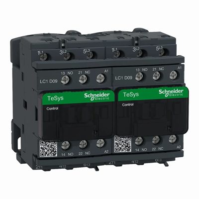 Contactor inversor AC3-9A, 230V, 50-60Hz