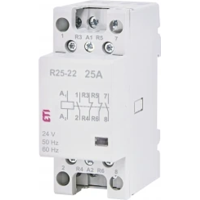 Contactor modular 25A 24V CA 2Z 2R