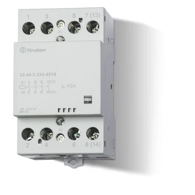 Contactor modular 4 polos SERIE 22 40A