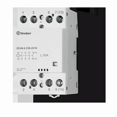 Contactor modular 4 polos SERIE 22 63A