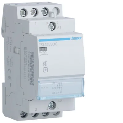 Contactor silencioso 12V DC 3NC 25A