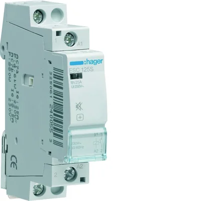Contactor silencioso 230VAC 1NO 25A