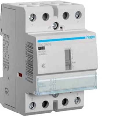 Contactor silencioso con control manual 230VAC 2NO 40A