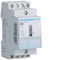 Contactor silencioso con control manual 24V DC 2NO 25A