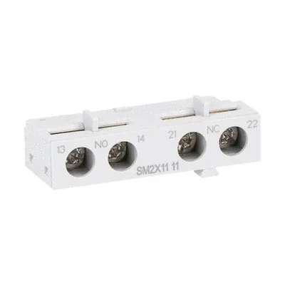 Contactos auxiliares SM2X1111 1NO+1NC, montaje frontal, para SM2R y SM3R.
