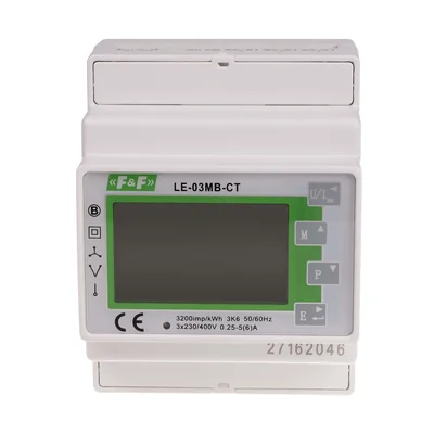 Contador trifásico bidireccional indirecto, semiindirecto, M-BUS, 100(5)A; MEDIO