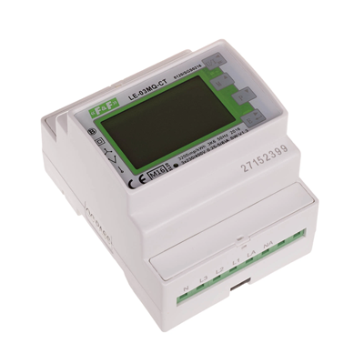 Contatore trifase bidirezionale indiretto, semi-indiretto, Modbus RTU, 100(5)A; METÀ