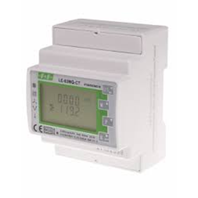 Contatore trifase bidirezionale indiretto, semi-indiretto, Modbus RTU, 100(5)A; METÀ