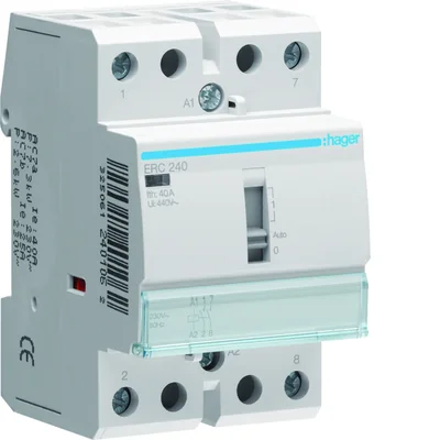 Contattore con comando manuale 230VAC 2NO 40A