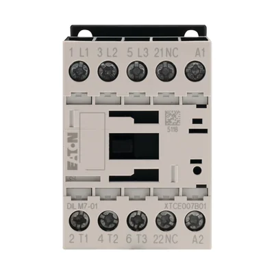 Contattore di potenza, 7A, 0Z 1R DILM7-01(230V50HZ,240V60HZ)