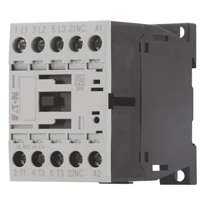 Contattore DILM12-01-EA (24 V CC), 5,5 kW/400 V, controllo a 24 V CC
