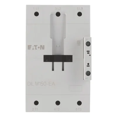 Contattore DILM150-EA (RDC24), 75 kW/400 V, controllo a 24 V CC.