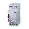 Contattore modulare RD 25-40-R-24V AC/DC con comando manuale, 25A, 4 contatti normalmente aperti (2 moduli, 4 poli).
