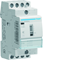 Contattore silenzioso con comando manuale 12V DC 4NO 25A