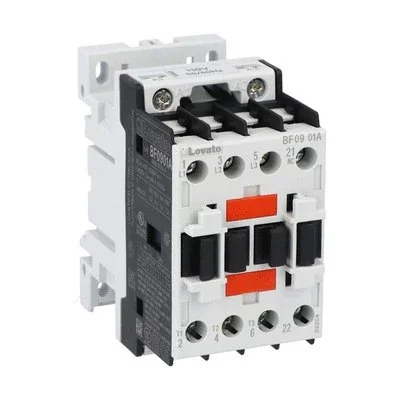 Contattore tripolare BF0901A048, 9A in AC3, contatto ausiliario integrato 1NC, 48VAC 50/60Hz
