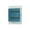 Contenitore bianco 41A12X22A p/t, 24M, IP41, 63A, classe II, 435x320x107mm (AxLxP) | Guide DIN | Sportello trasparente | Vite N+PE