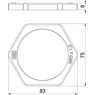 Contratuerca M63X1.5 JSZ.70, 116 M63 LGR PA