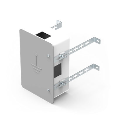 Control box for façade 168x250mm 85-142mm grey