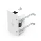 Control box for façade 168x250mm 85-142mm white