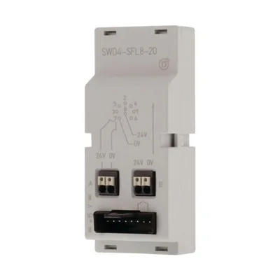 Control cabinet feedthrough, SWD4-SFL8-20, flat and round cable, socket