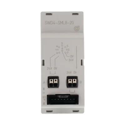 Control cabinet feedthrough, SWD4-SML8-20, flat and round cable, socket