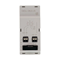 Control cabinet feedthrough, SWD4-SML8-20, flat and round cable, socket