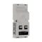 Control cabinet feedthrough, SWD4-SML8-20, flat and round cable, socket