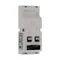 Control cabinet feedthrough, SWD4-SML8-20, flat and round cable, socket