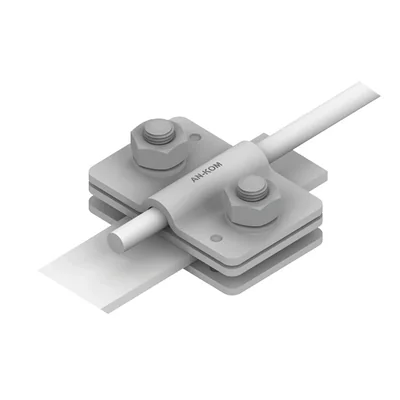 Control joint 2-bolt M10 3-plate B=30mm type 1A (hot-dip galvanized steel) AN-07F/OG/