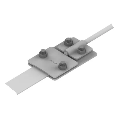 Control joint (6xM8) hot-dip galvanized