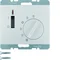 Controlador de temperatura ambiente K.5 de 24 V con contacto de cierre de aluminio