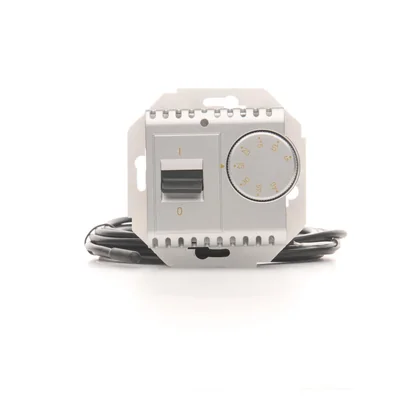 Controlador de temperatura con sensor externo (módulo) 16A 230V plateado (metálico)