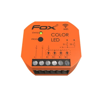 Controlador LED WiFi LED RGBW 12 V COLOR