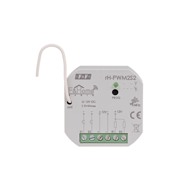 Controlador PWM de bajo voltaje de dos canales con transmisor de dos canales