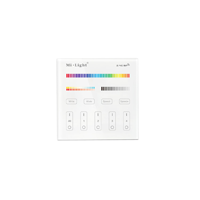 Controlador tira LED NEXTEC n/t 4 ZONAS UNIVERSAL (RGB/RGBW/W+WW) (RF)