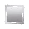 Contrôleur d'éclairage double Simon 54 GO WMDC-008N8P-043, pilotable par smartphone [Wi-Fi] - SWITCH D ; 2 x 5 A, 230 V (module) ; argent mat