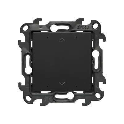 Contrôleur SIMON 24 GO pour stores enrouleurs, auvents et rideaux : Wi-Fi intelligent, contrôle par smartphone, 2 x 5 A, 230 V, noir mat