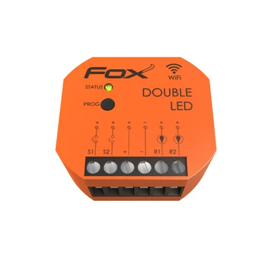 Contrôleur Wi-Fi pour éclairage LED, deux canaux 12 V DOUBLE LED